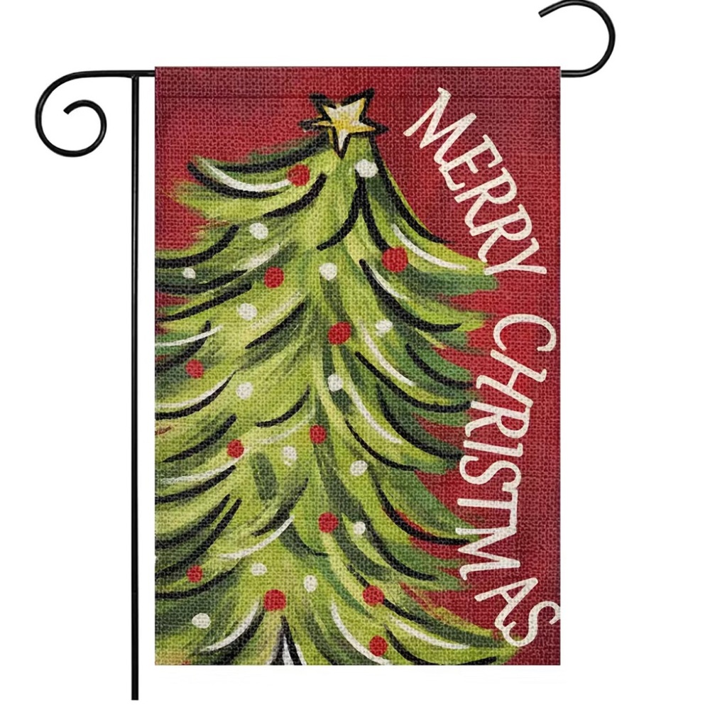 Merry Christmas Tree Garden Flag 12βx18β